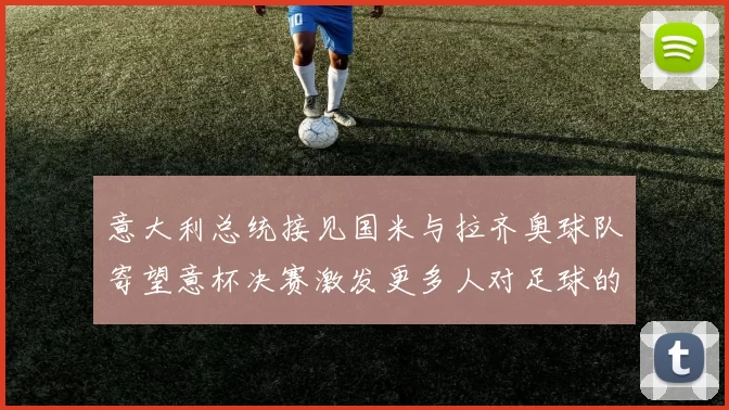 意大利总统接见国米与拉齐奥球队寄望意杯决赛激发更多人对足球的热爱